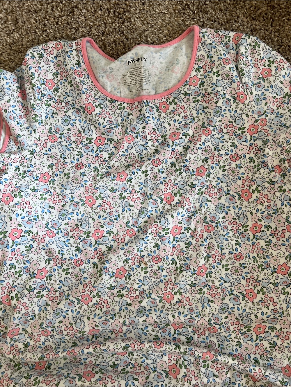 Joyspun Floral Pajamas Size Small - Picture 4 of 4